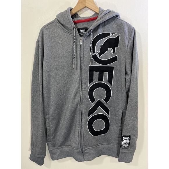 Y2K Ecko Hoodie M Logo Full Zip Jesse Pinkman Breaking Bad Sk8 Grunge Streetwear - Picture 1 of 15